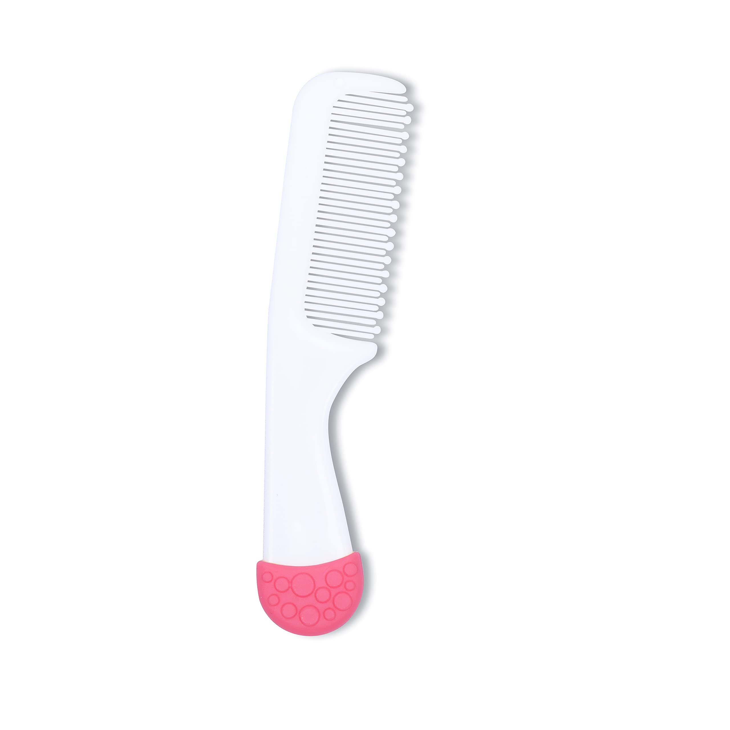 1st Step Matte Collection Easy Grip, Soft & Gentle Comb and Brush Grooming Set - Pink - Image 5 thumbnail