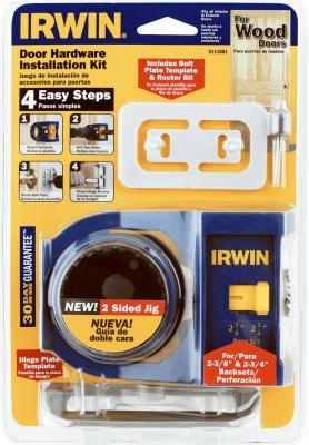 Kit bi-métal Irwin 3111002 pour verrou de porte : perçage rapide et précis en lot de 6