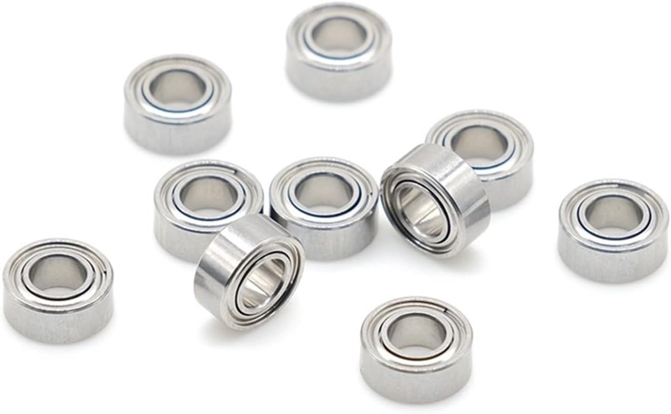 10Pcs 4x7x2.5mm SMR74 ZZ Stainless Steel Bearing SMR74ZZ L740ZZ Mini RC Model Bearings 4 * 7 * 2.5