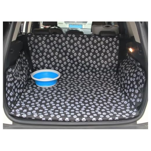 Pet Dog Trunk Cargo Liner - Oxford Car SUV Seat Cover - Waterproof Floor Mat for Dogs Cats - Washable Dog Accessories
