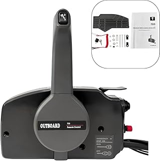 Boat Throttle Control 703-48207-17 703-48230-14 703-48203-15 Outboard Remote Control Box Assy 10 Pins Fit for Yamaha Outboards Side Mount Push to Open