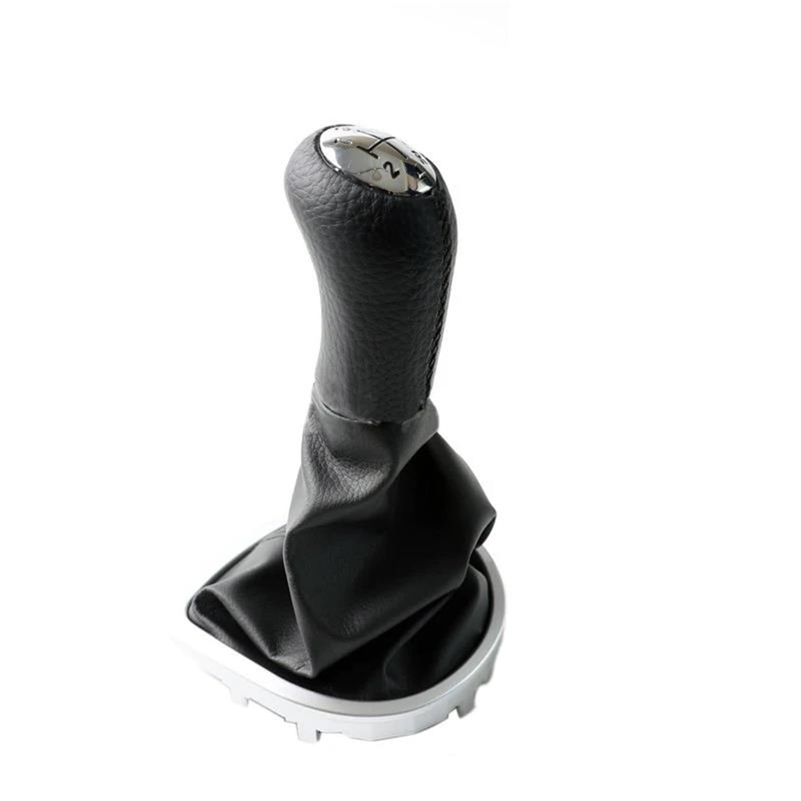 Qmtvfsrh One Color Car Gear Shift Knob For Clio 3 Iii 2005-2012 Car 5 Speed Gear Shift Knob With Gaiter Boot Cover