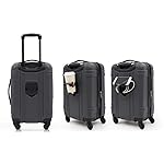 Wrangler Astral Hardside Luggage, Dark Shadow, 22-Inch Carry-On - Image 3