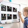 Pajean 75 Pcs Classroom Jobs Cards Teacher's Helpers Bulletin Board Set Class Jobs Pocket Chart with Chalkboard Brights Name Tags for Preschool Elementary Back to School Decor(Bright Chalkboard)