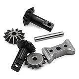 Quantità: 1 set KLHYTGFA 5382X Set di Ingranaggi differenziali in Acciaio Metallico for Trax-xas Revo/E-Revo/Summit/T-Maxx/E-Maxx - Aggiornamento for carichi Pesanti, Ingranaggi Spider, Durevole