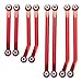 RCLIONS Higher Extra Clearance Links Set Linkage for TRX4M Upgrades 1/18th RC Crawler Car Parts (Red)