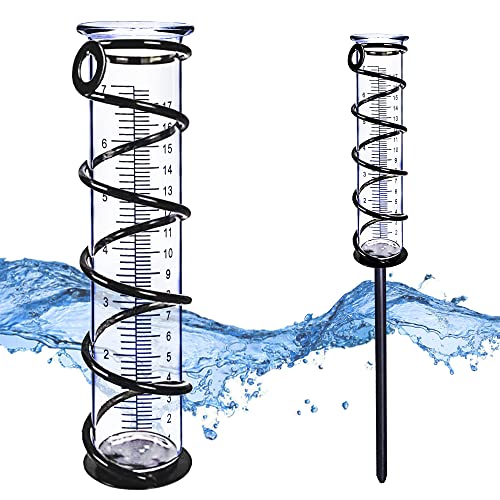 BIUWING Rain Gauge, Rain Gauge Outdoor, Rain Gauges Outdoors Best