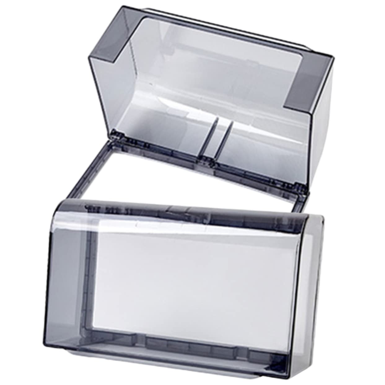 Housoutil 2Pcs Weatherproof Outlet Cover Transparent Type Socket Protective Box Punch Design Splash and Dust for Outdoor Use Modern Plug Protectors