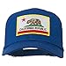 E4hats California State Flag Patched Twill Mesh Cap - Royal OSFM