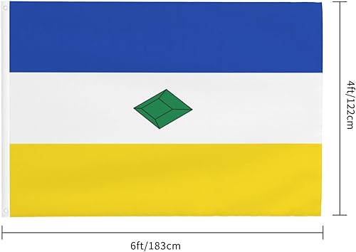 Miniatura 4 de Flag of Muzo (Boyacá) Flag 4x6 FT Double Sided Outdoor Flags Banners Durable Patio Indoor Decorative Flags Home Party Funny Flags 4by6 Flags