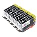 Produktbild 5X Premium kompatible Tintenpatronen ersetzt Canon PGI 5 Black für Pixma MP 610, 800, 810, 830, 960, 970, MX 700, 850