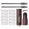 Eyebrow-Stamp-One-Step-Eyebrow-Stamp-Shaping-Kit-Professional-Eyebrow-Stamp-Stencil-Kit-Long-Lasting-Eyebrow-Makeup-Eyebrow-Tools-Powder-Kit-for-Women-Dark-brown Eyebrow Stamp, One Step Eyebrow Stamp Shaping Kit, Professional Eyebrow Stamp Stencil Kit, Long Lasting Eyebrow Makeup Eyebrow Tools Powder Kit for Women… (Dark brown)