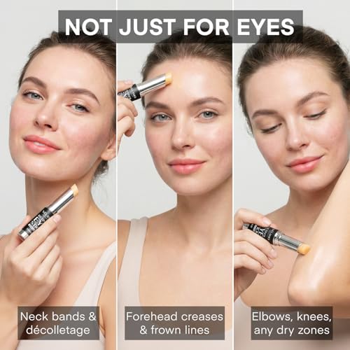 VELAMO ADVANCED Retinol Eye Stick: Retinol Eye Cream for Dark Circles and Puffiness with 1% Bakuchiol and Caffeine - Visibly Reduces Fine Lines Wrinkles Under Eye Bags with Upgraded Formula 0.1 OZ/3g