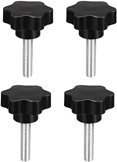 Tool parts Clamping Screw Knob - 48mm Dia Plum Hex Shaped Grips Knob M10 x 45mm Thread 4pcs