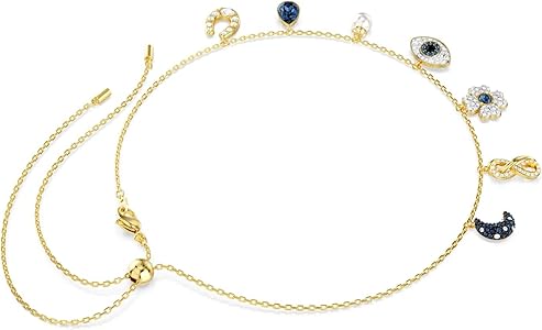 Amazon.com: Swarovski Symbolica 5692164 gold tone necklace