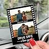 NAZENTI Drive Safe I Love You Car Visor Clip Custom Photo, Personalized Couple Picture Sun Visor Clip, Playing Card Photo Car Decor, Gifts for Valentine Design 01 #1