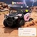 24V Ride on Toy for Big Kids with Remote Control - 2 Seater Ride on Car with 3 Speeds and Led Lights - Electric Car for Kids with Bluetooth