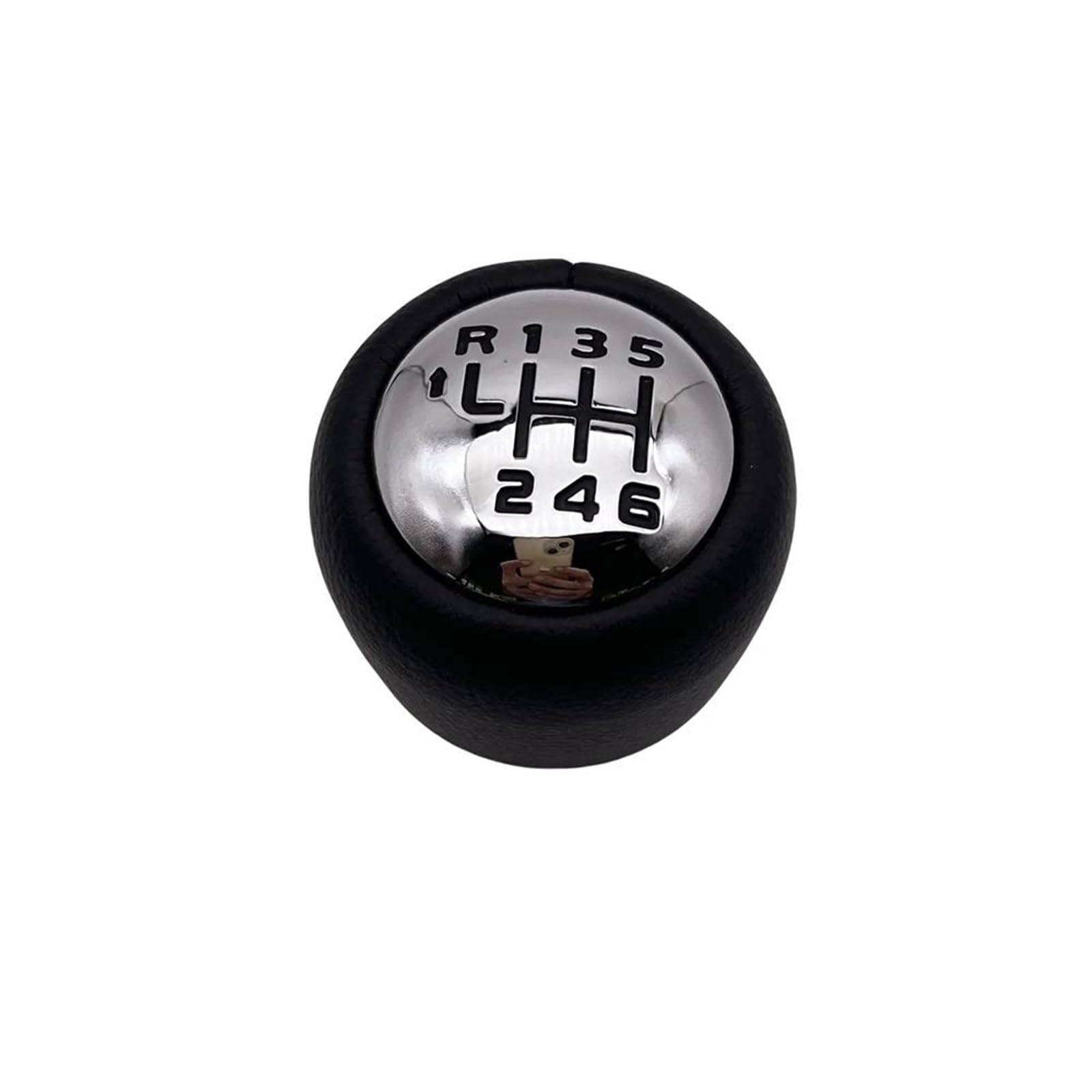Qmtvfsrh One Color Car Gear Shift Knob For Peugeot 508 2010-2018 6 Speed Black Gear Shift Knob Shifter Stick Gaiter 2403Gy