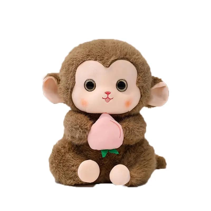 Image of HUG 'n' FEEL SOFT TOYS Cute Monkey 25cm Soft Toy Plush Toy | Big Stuffed Animal | Ultra Soft, Huggable & Cuddly Gift for Kids, Girls, Boys | Perfect for Birthday, Valentine's Day