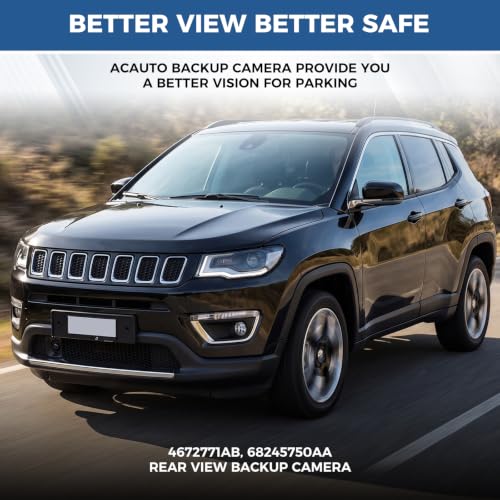 Image of 4672771AC Rear View Backup Camera Fit for Jeep Compass 2.0L L4 2017-2021