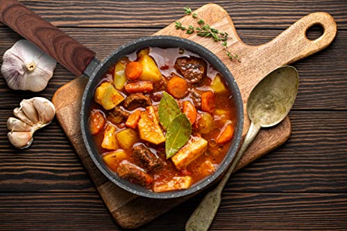 Easy Chef Always 2 Quart Saucepan With Lid, Nonstick Small Sauce Pot With Granite Coating, Cooking Sauce Pan, Saucepan For Stove Top, Healthy Nonstick Pot With Lid, Pfoa Free, Soup Pan Milk Pan, Gray #TOP5