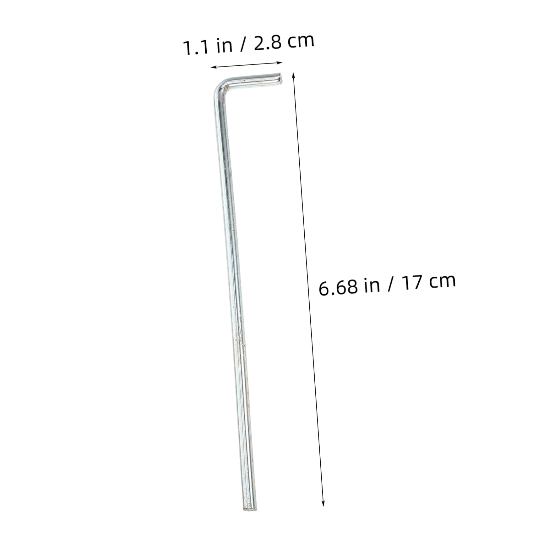 BCOATH 1 Set Reinforced Metal Tent Peg Ground Anchors for Stable Tent Anchoring Lightweight and Durable Stakes for Camping Tarp and Canopy Use Enhanced Stability and Strength