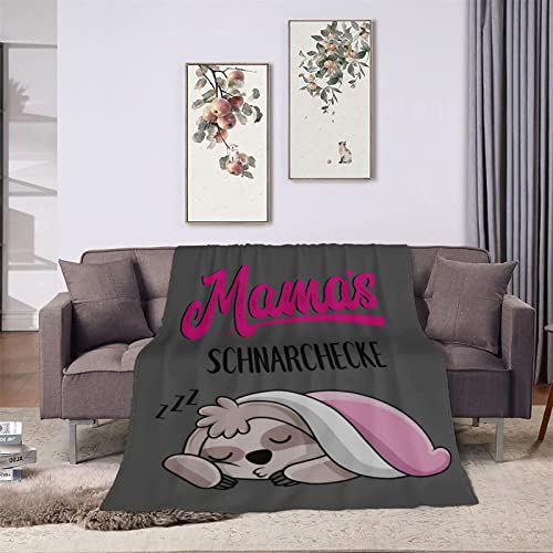 ZUCZUG Kuscheldecke Flauschige Personalisierte Geschenke Faultier Decke An Meine Mama, Muttertag Thanksgiving Geburtstagsgeschenk für Bester Mama, Super Weiche Flanelldecke Wohndecke Schlafdecke