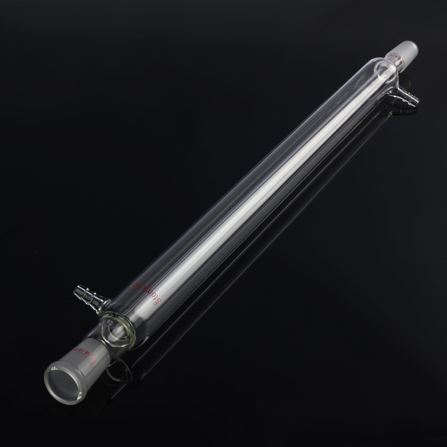 stonylab Liebig Condensador, Vidrio de Borosilicato Liebig Condensador con 24/40 Junta, Longitud de la Chaqueta 500 mm, Cristalería de Destilación de Condensación de Laboratorio
