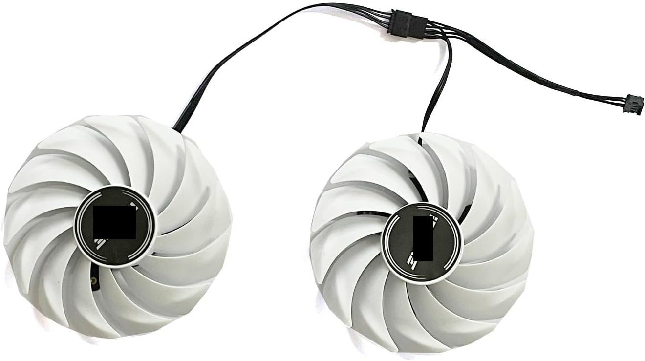 Graphics Card 4pin 88mm 75mm Compatible with RTX 3080 3070 3060 Ti IGame Ultra OC White RTX3080 RTX3070 Graphics Fan(3pcs)