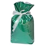 Gift Mate 21173-2 2-Piece Drawstring Gift Bags, XX-Large, Diamond Green