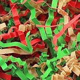 Ankelesz 50g Easter Raffia Grass Paper Shred for Gift Wrapping Basket and Gift Box Filling，Crinkle Cut Paper for Wrapping (Mixed)