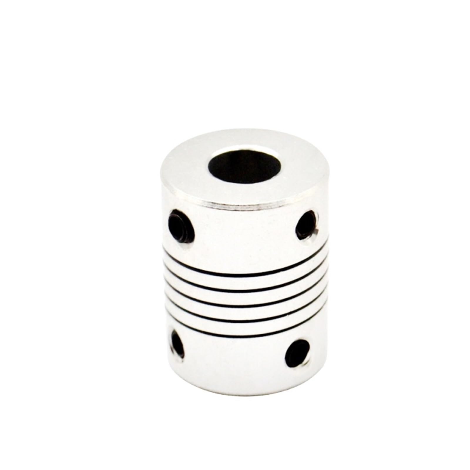 Acoplamientos de eje de acoplador flexible for motor paso a paso de impresora 3D de 5 x 5 x 25 mm y 5 x 8 x 25 mm(White 20pcs,5X5)