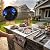 Hygrill Built-In High Power Burners with Lid, Liquid Propane Burners