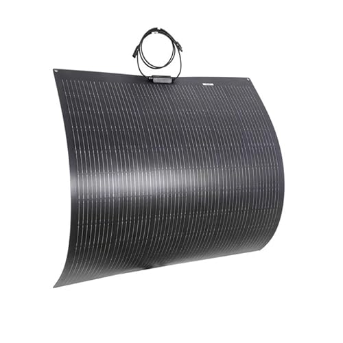 LensunSolar Flexible Solar Panel 200W 12V ETFE N-Type,43.7in x 34.9in Semi-Flexible Bendable Mono Solar Panel 200 Watt for RV Van Roof TopCamping Home Boat Marin