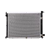 Lynol Cooling System Complete Aluminum Radiator Direct Replacement Compatible With 1991-2002 Ford Escort 1991-1999 Mercury Tracer 4 Door Sedan 5 Door Wagon L4 1.8L 1.9L 2.0L
