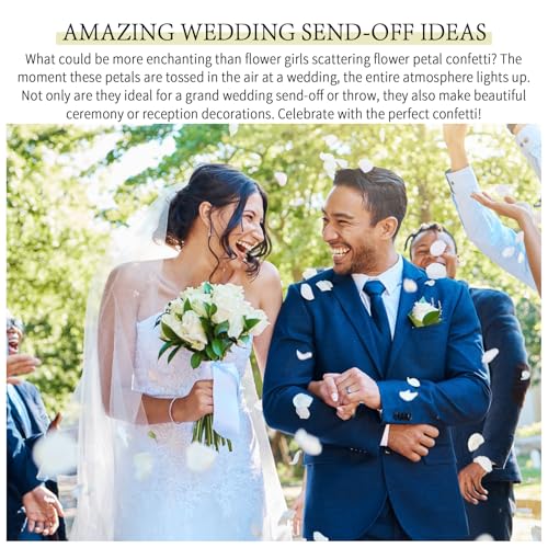 Image of 100 Pcs Wedding Confetti Bags Throw Some Love Petal Toss Packets Glassine Flower Petal Packets for Wedding Send Off, Exit, Tosses