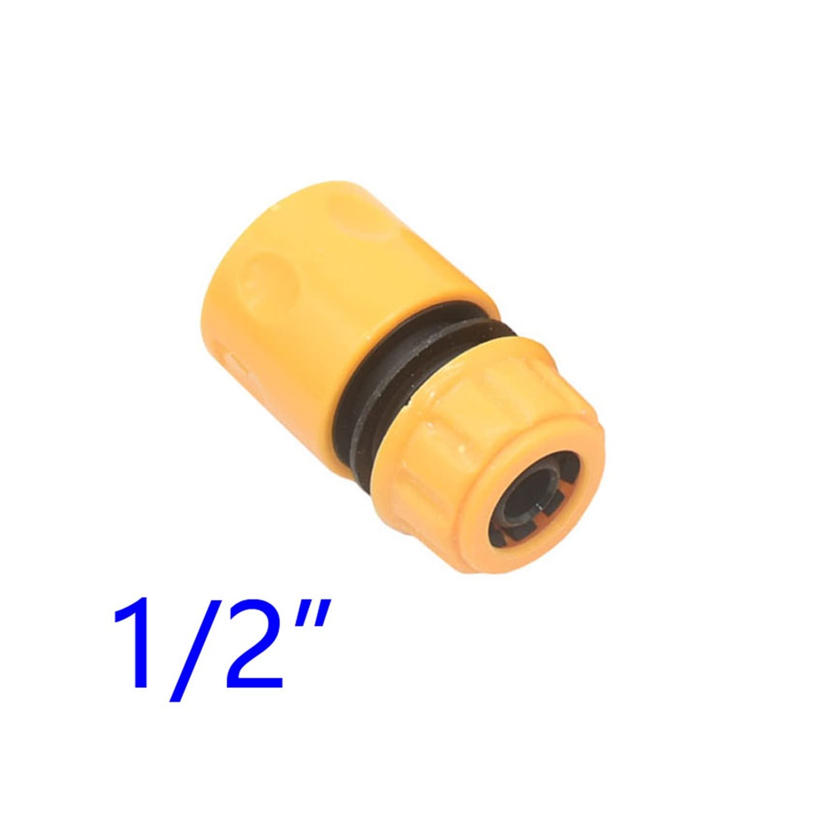 25 piezas de 16 mm 20 mm 25 mm de manguera de jardín conector rápido conector de agua 1/2 3/4 con conector de manguera de agua de agua plástica(1I2 x A)