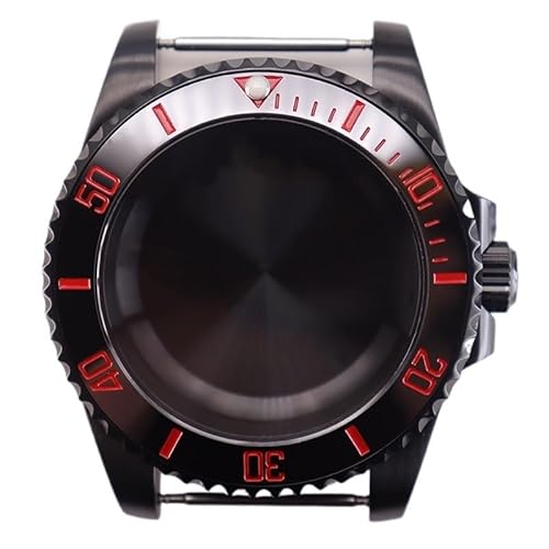 1 40mm ubN _Co[ Y rvP[X KX Tu}[i[ NH35 NH36 NH38 Eta2824 Miyota8215 [ug 28.5mm (Style 16,Eta 2824)