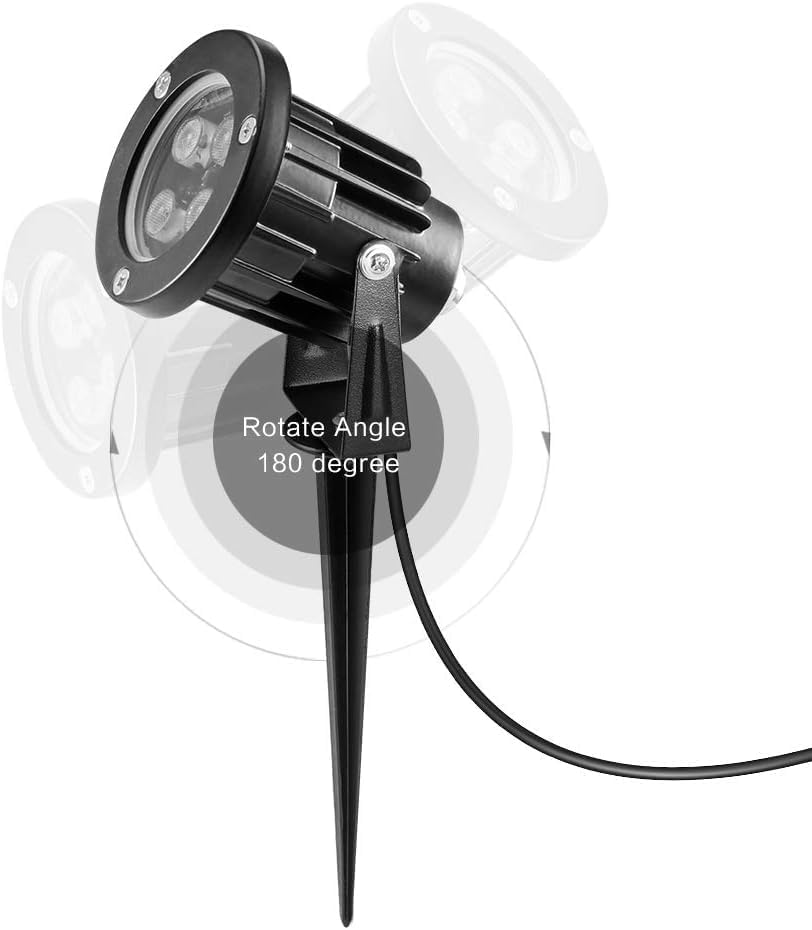 OurLeeme Lawn Flood Light Stake, RGB Spot Lights,8W Outdoor LED Flood Light Waterproof Garden Yard Lights with Remote Control,2-in 1 Landscaping Spotlights for Patio,Pathway, Driveway 85-265V (2 Pcs) - Image 8