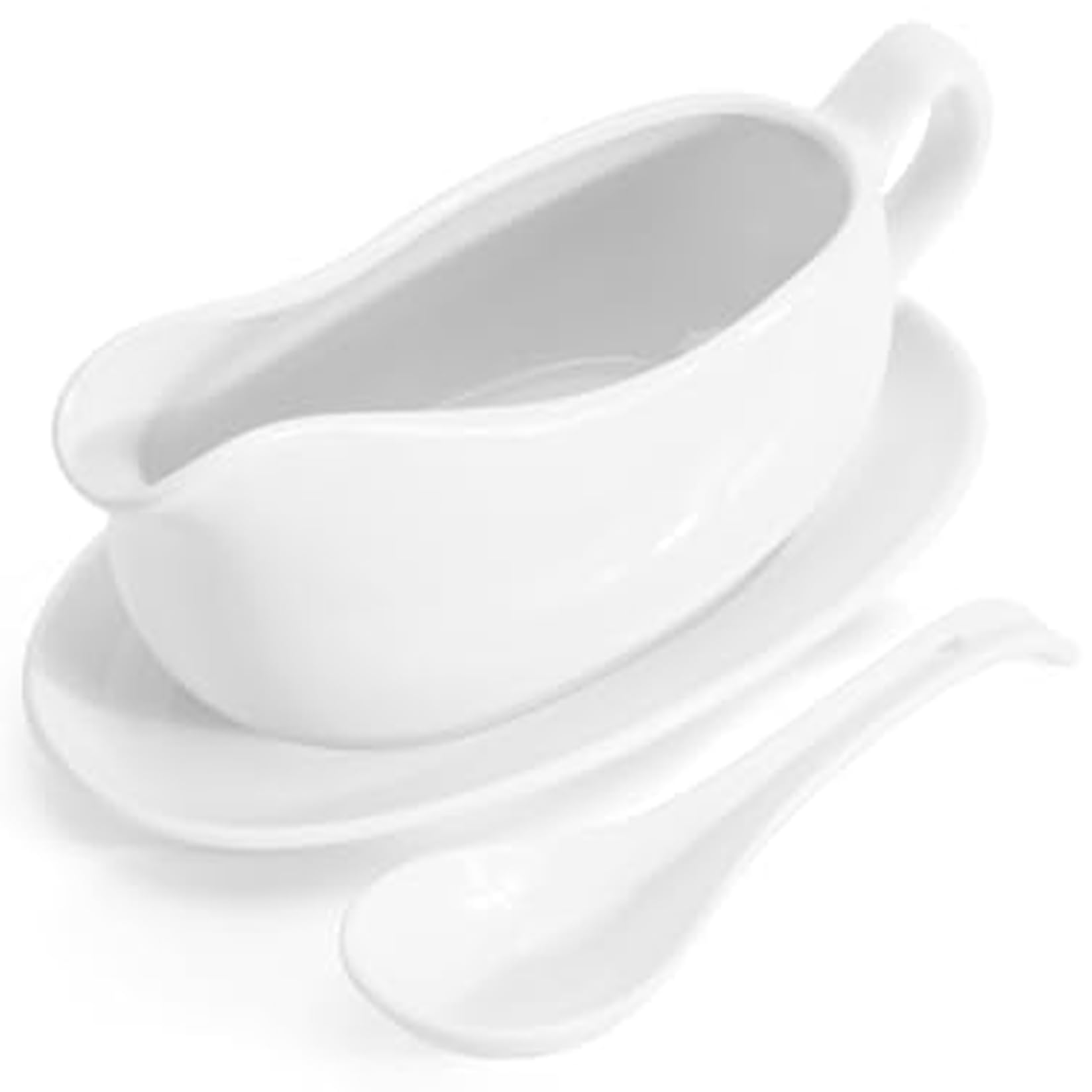 Salsiera con piattino Set salsiera in ceramica da 200 ml con cucchiaio e vassoio, stoviglie con beccuccio antigoccia per salse, condimenti per insalata, Ringraziamento, Halloween