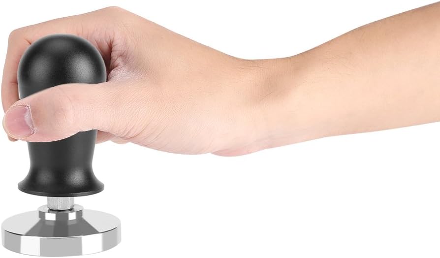 51/58mm Coffee Espresso Tamper, Calibrated Pressure Tamper Machine with Stainless Steel Flat Base for Coffee Bean Espresso Barista(51mm)