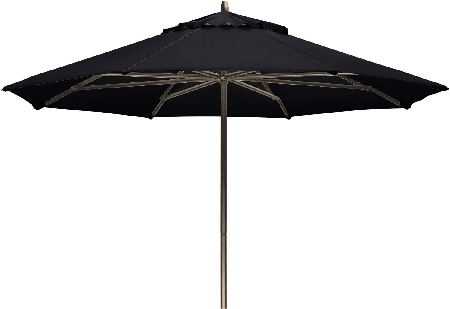 Telescope Casual Furniture 60D05A01 Commercial Market Patio Umbrella, 9', Black