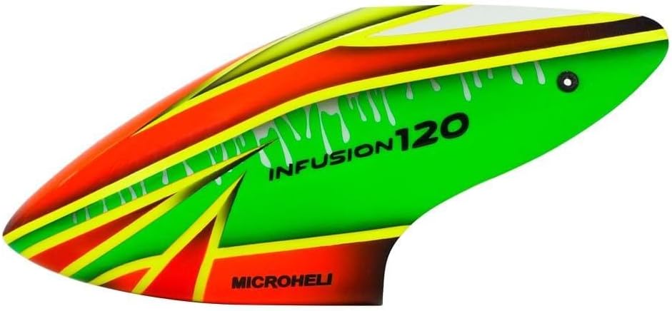 MICROHELI Airbrush Fiberglass Fire Hunter Canopy - Blade Infusion 120