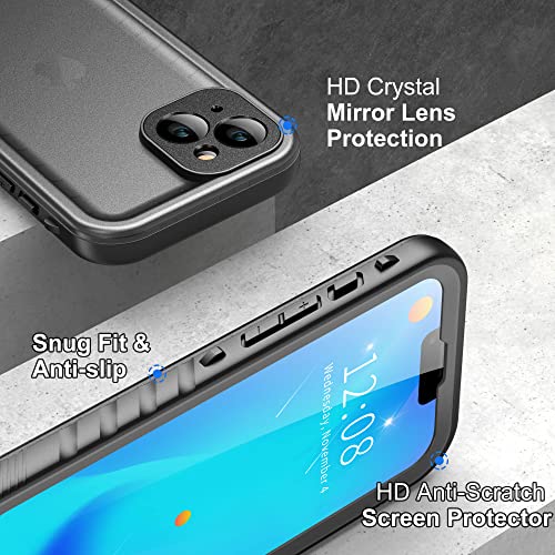 SPORTLINK Waterproof Case for iPhone 13, Shockproof Dustproof 13 Phone Case with Built-in Clear Screen Protector, Full Body Heavy Duty Sealed Protective Cover for iPhone 13 6.1 Inch by SPORTLINK - Image 7