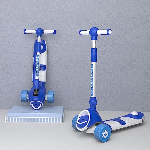 StarAndDaisy Kick On Scooter for Kids with Extra Wide PU Light-Up Wheels, Kids Scooter with Height Adjustable Handlebar and Strong Thick Deck, Scooter for Kids 3+ Years Boys & Girls (KickOn-Blue) StarAndDaisy Kick On Scooter for Kids with Extra Wide PU Light-Up Wheels, Kids Scooter with Height Adjustable Handlebar and Strong Thick Deck, Scooter for Kids 3+ Years Boys & Girls (KickOn-Blue)