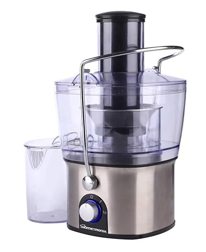 HomeTronix Electric Juicer Fruit Vegetable Citrus Juice Extractor 700W Centrifugal Power Two Speed Whole Fruit Healthy Integrated Juice & Pulp Collectors Easy to Clean Safety Lock, Extra Wide Chute HomeTronix Electric Juicer Fruit Vegetable Citrus Juice Extractor 700W Centrifugal Power Two Speed Whole Fruit Healthy Integrated Juice & Pulp Collectors Easy to Clean Safety Lock, Extra Wide Chute