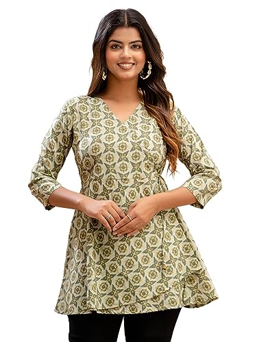 Image of feranoid Women Cotton Angrakha Kurti