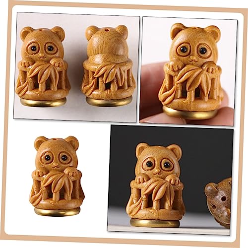 Colgante difusor de aromaterapia de madera para auto y hogar miniatura 7