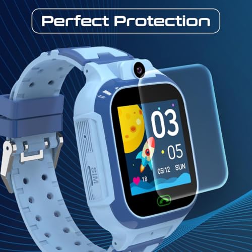 Image of sekyo Screen Guard Carepal Pro Kids Smartwatch - HD Clear 9H Tempered Glass | Scratch Resistant | Bubble-Free | Touch Sensitive | Screen Protector