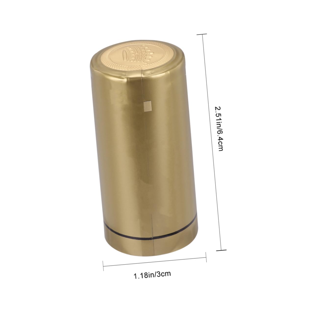 NAMOARLY 50pcs Heat Shrink Sealing Wine Bottle Caps Thickened Brewed Wine Bottle Caps